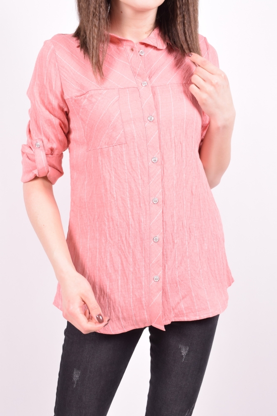 Рубашка  женская (цв.пудра) Madoy Размеры в наличии : 42, 44 арт.5130