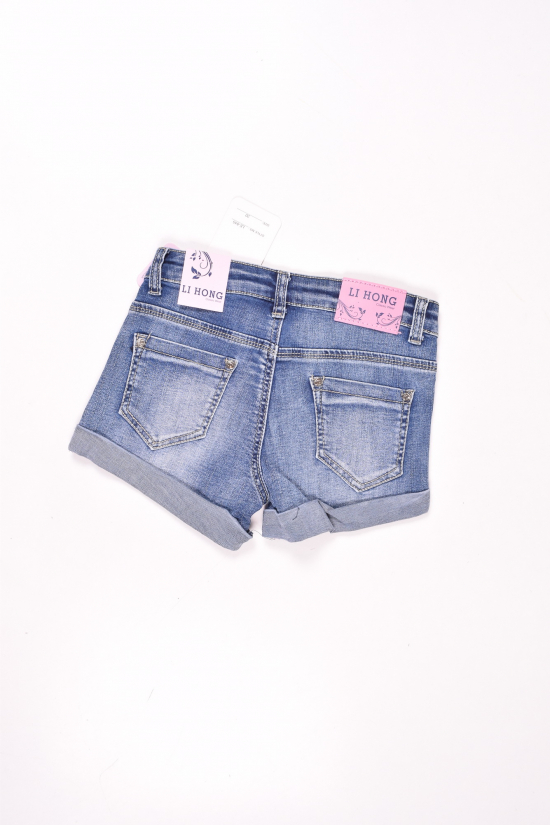 Шорти для дівчинки джинсові "LIHONG" Зріст в наявності : 110, 116, 122 арт.LE-845
