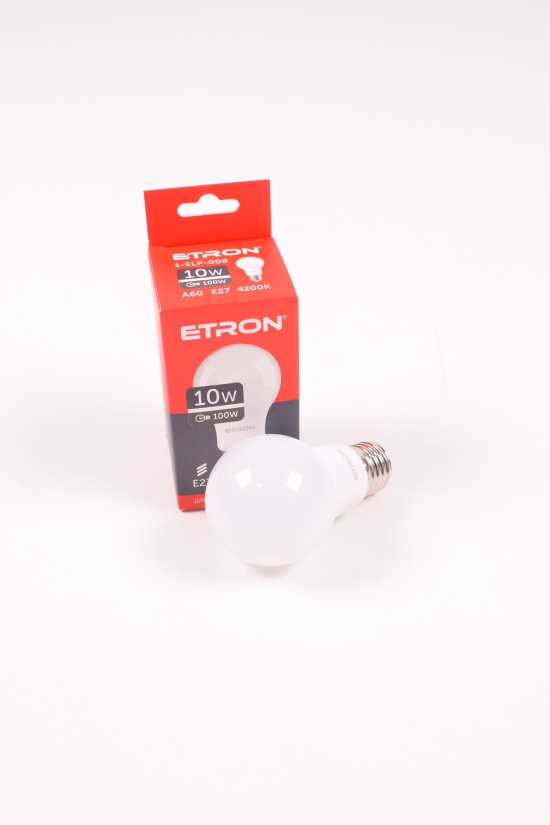 Лампа светодиодная 10W 4200К. Е27 ETRON Spotlight арт.1-ELP-008