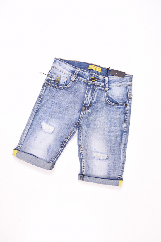 Шорты джинсовые для мальчика (цв.синий) "ZHONGFU" Рост в наличии : 146 арт.BC-10281