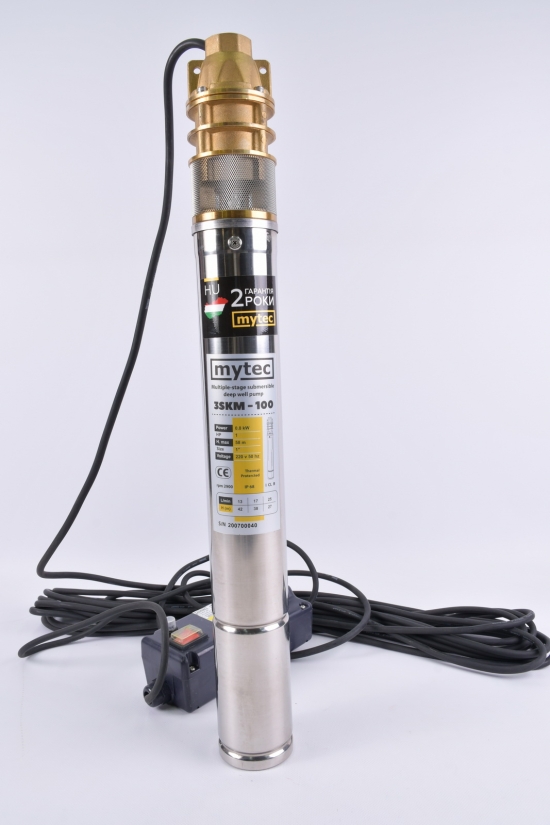 Насос глибинний MYTEC 0,8 кВт пульт 15 м кабелю арт.3SKM100
