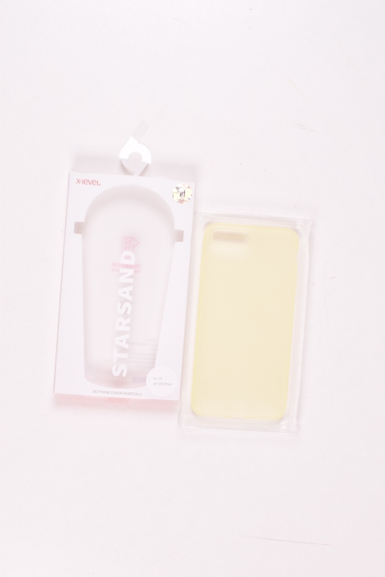 Прозрачный силиконовый чехол IPHONE 7/8 PLUS   (цв.желтый) арт.IP7/8PLUS