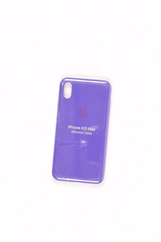 Силіконовий чохол iPhone Xs Max (внутрішня обробка - мікрофібра) Violet-14 арт.iPhone Xs Max