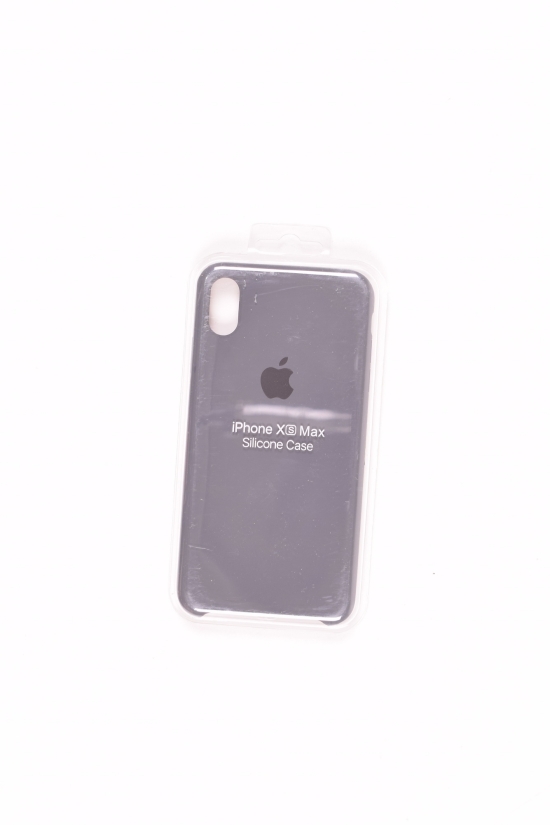 Силиконовый чехол iPhone Xs Max (внутренняя отделка - микрофибра) Space Grey арт.iPhone Xs Max