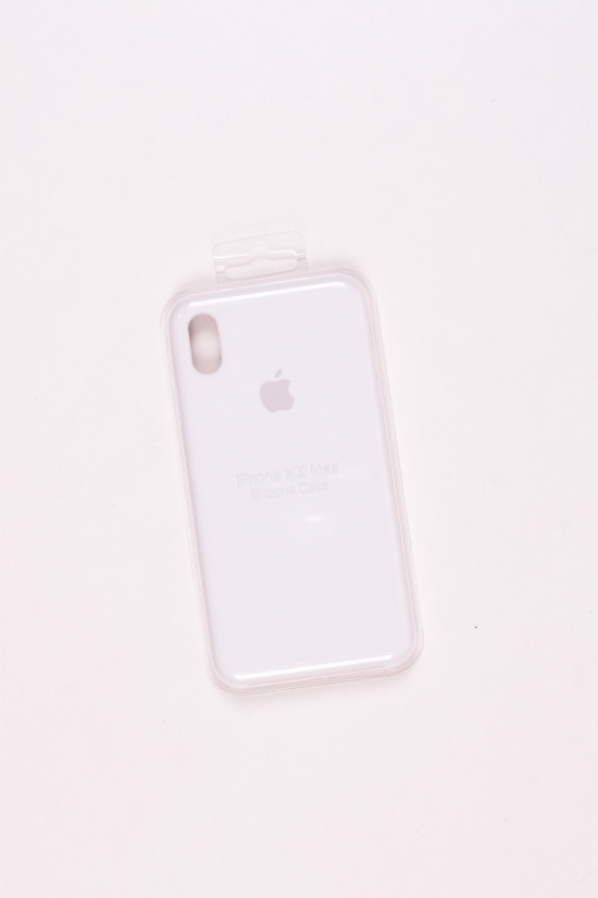 Силіконовий чохол iPhone Xs Max (внутрішня обробка - мікрофібра) White-2 арт.iPhone Xs Max