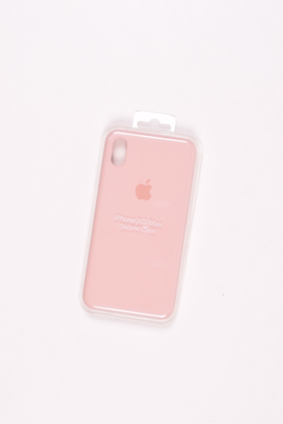 Силіконовий чохол iPhone Xs Max (внутрішня обробка - мікрофібра) Pink Sand-18 арт.iPhone Xs Max