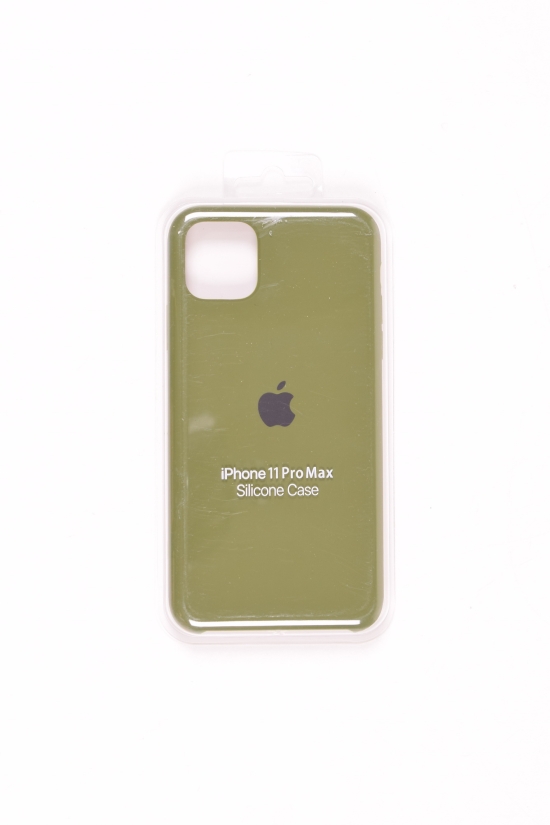 Силіконовий чохол iPhone 11 Pro Max (внутрішня обробка - мікрофібра) Khaki-8 арт.iPhone 11 Pro Max
