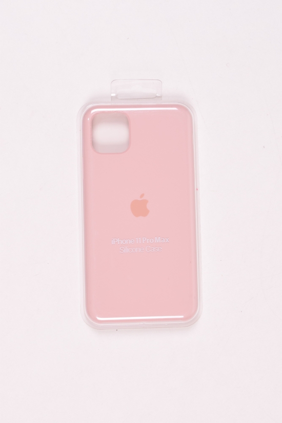 Силиконовый чехол iPhone 11 Pro Max (внутренняя отделка - микрофибра) Pink Sand арт.iPhone 11 Pro Max