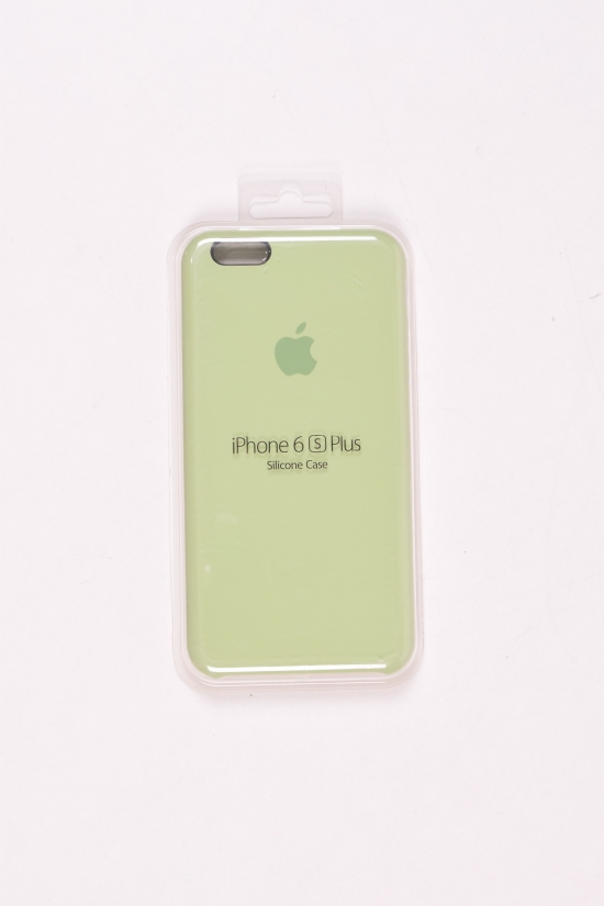 Силиконовый чехол iPhone 6s Plus (внутренняя отделка - микрофибра) Lime-32 арт.iPhone 6s Plus