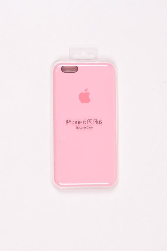 Силіконовий чохол iPhone 6s Plus (внутрішня обробка - мікрофібра) Pink-13 арт.iPhone 6s Plus