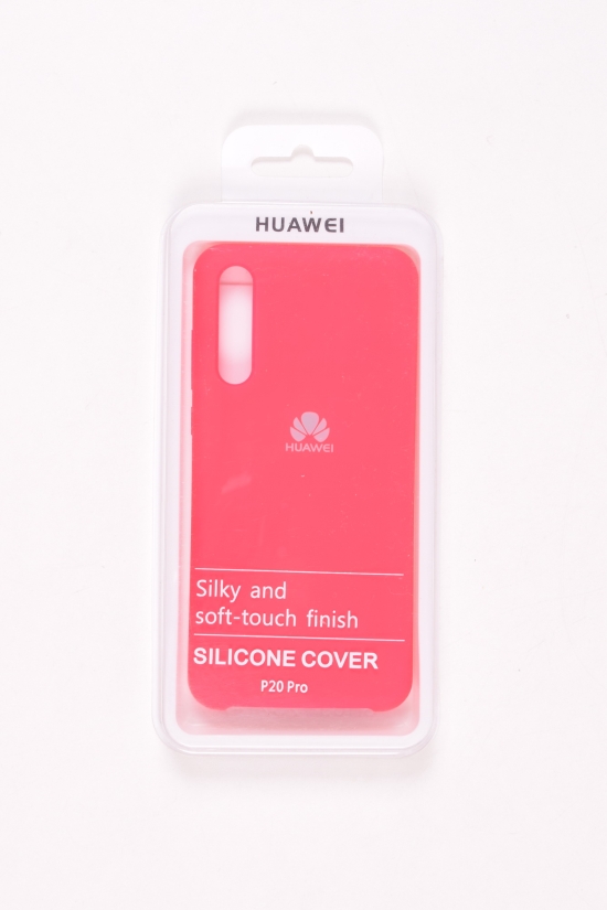 Силіконовий чохол Huawei P20 Pro (внутрішня обробка - мікрофібра) Barbi Pink-37 арт.Huawei P20 Pro