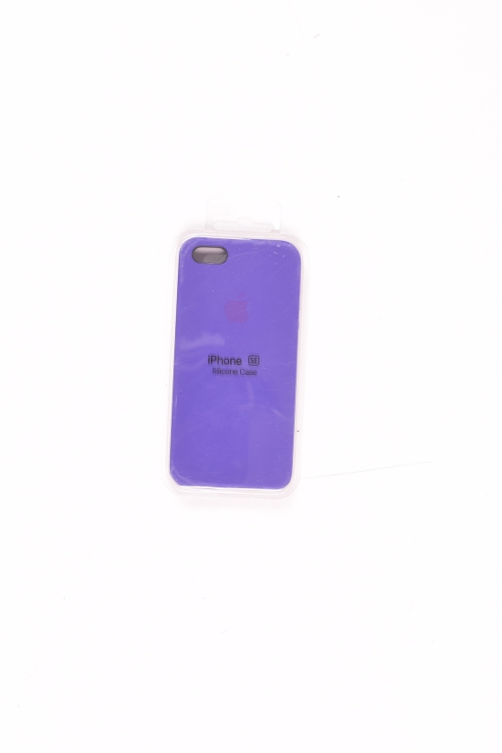 Силіконовий чохол iPhone 5 (внутрішня обробка - мікрофібра) Violet-14 арт.iPhone SE