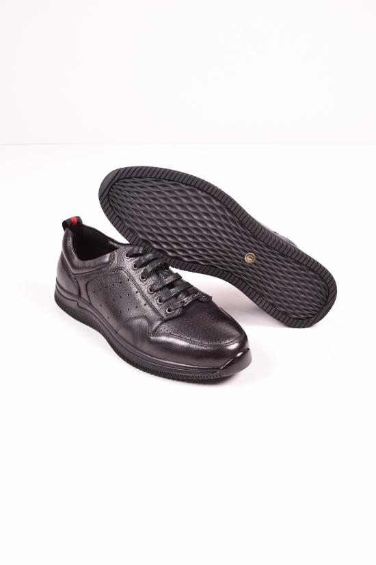 Туфлі чоловічі спортивні з натуральної шкіри "Renzana" Розмір в наявності : 45 арт.M68