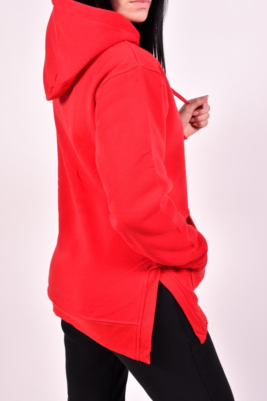 Худі жіноче (кол. червоний) трикотажне на флісі Godsend Розміри в наявності : 42, 44, 46 арт.E-8981