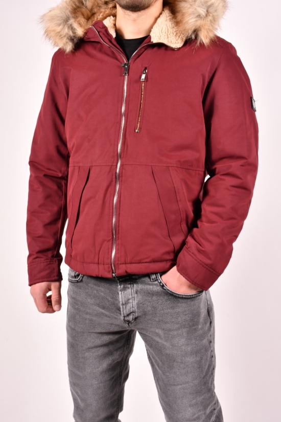 Куртка-парка мужская утеплённая (цв.бордовый) ZARALI Размер в наличии : 44 арт.03
