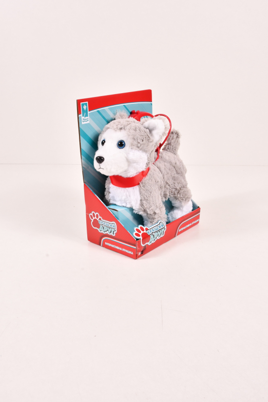 М'яка іграшка "Найкращий друг" (собачка на повідку, ходить, гавкає) в коробці розмір 22/28 арт.PL8201
