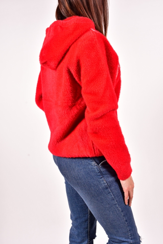 Кофта жіноча (альпака) ANNE (кол. Червоний) Розміри в наявності : 46, 48 арт.A481