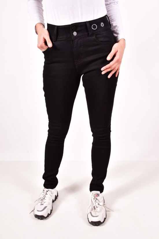 Джинсы женские стрейчевые на флисе NewJeans Размеры в наличии : 25, 26 арт.DF572