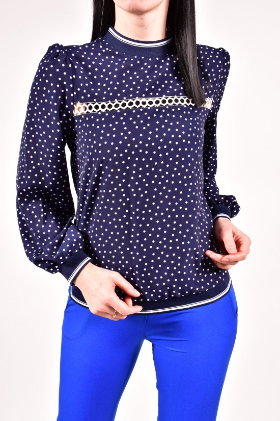 Блузка жіноча шифонова (кол. Т. Синій) ESAY Розмір в наявності : 42 арт.9002E