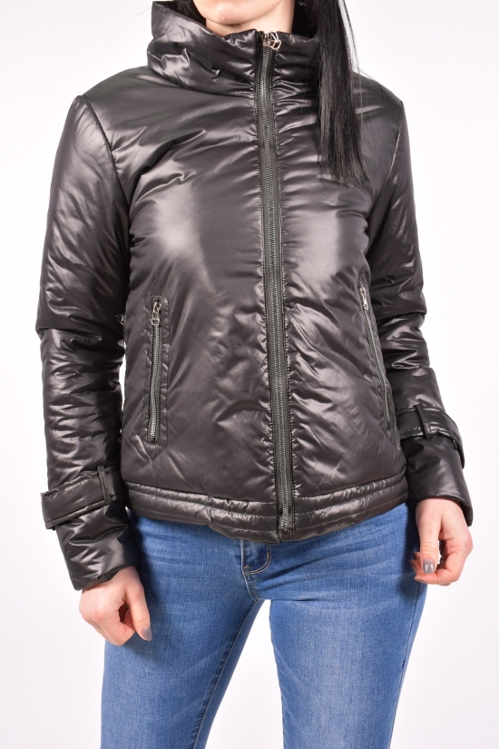 Куртка жіноча (кол. Чорний) демісезонна з плащової тканини SY Розміри в наявності : 44, 46, 48 арт.A882