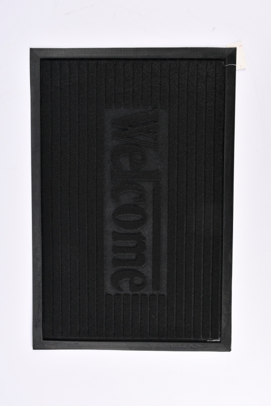 Килимок на гумовій основі (кол. чорний) розмір 40/60 см арт.MF4147