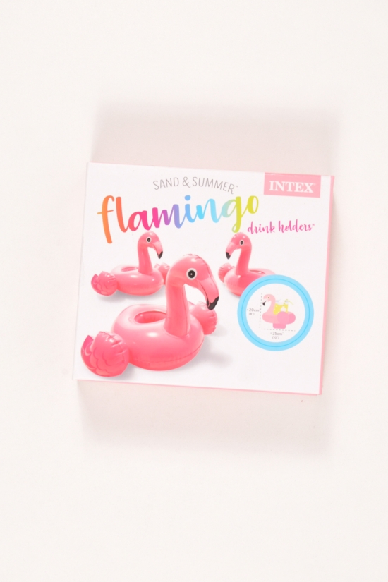 Надувной плавательный держатель для напитков "Фламинго" винил (в коробке 33/25см.) арт.57500