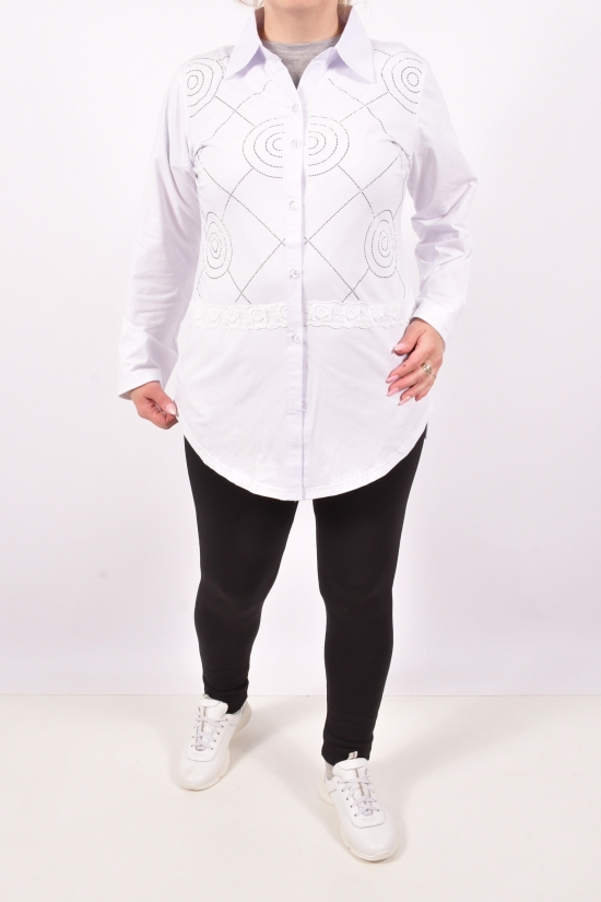 Сорочка жіноча (кол. Білий) ANGORA Розмір в наявності : 48 арт.3027