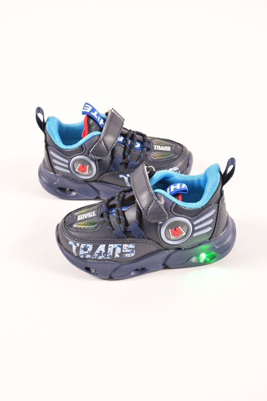 Кроссовки для мальчика с LED подсветкой YTOP Размер в наличии : 23 арт.QL2682-7