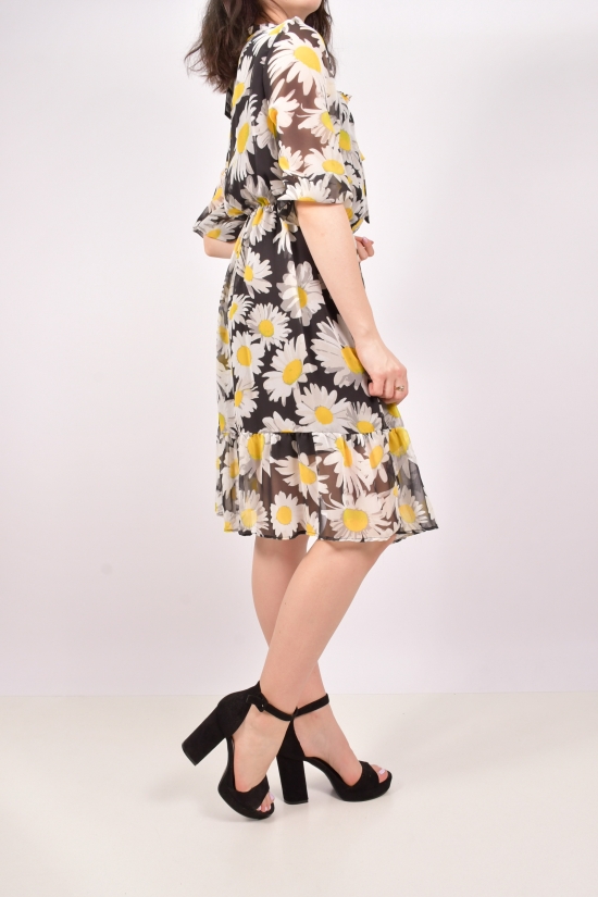 Платье женское (цв.черный) шифоновое Yare Размеры в наличии : 40, 42, 44, 46 арт.Y-599903
