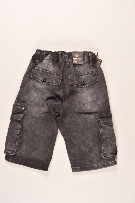 Шорти для хлопчика джинсові стрейчеві VINGVGS Зріст в наявності : 146, 152, 158, 164, 170, 176 арт.V345
