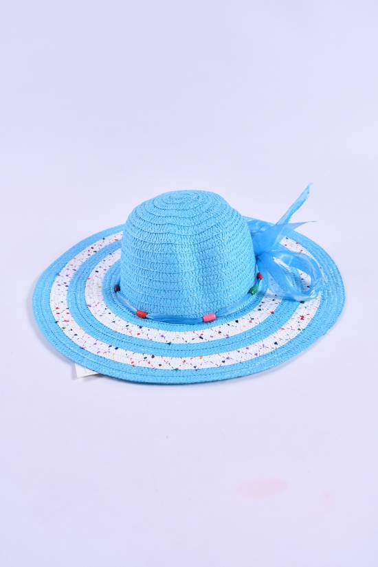 Шляпа женская (цв.голубой) арт.612844