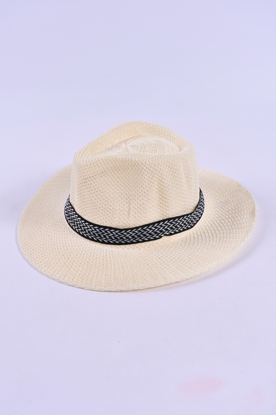 Шляпа для мужчины (цв.молочный) арт.612858