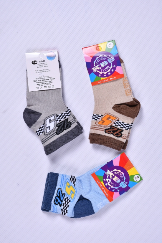Шкарпетки для хлопчика антибактеріальні всесезонні KBS (0) розмір 12-14 арт.3-10161