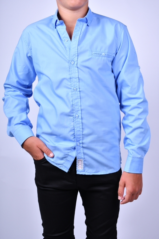 Рубашка для мальчика (цв.голубой) RUTTI GARRO Рост в наличии : 158, 164, 170, 176 арт.13-16