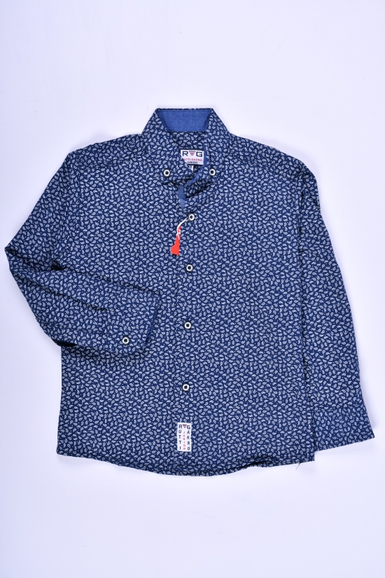 Рубашка для мальчика (цв.т.синий) RUTTI GARRO Рост в наличии : 116, 122, 128 арт.5-8