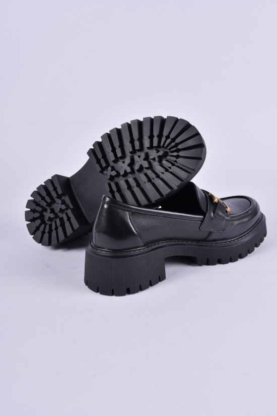 Туфлі жіночі з натуральної шкіри EGGA Розмір в наявності : 38 арт.QD338-1
