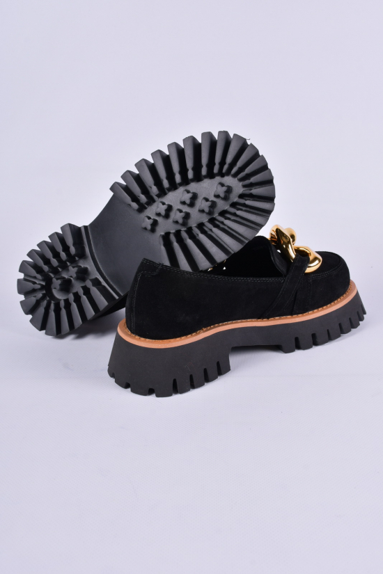 Туфлі жіночі з натуральної замші EGGA Розміри в наявності : 36, 38, 40 арт.XD355-2