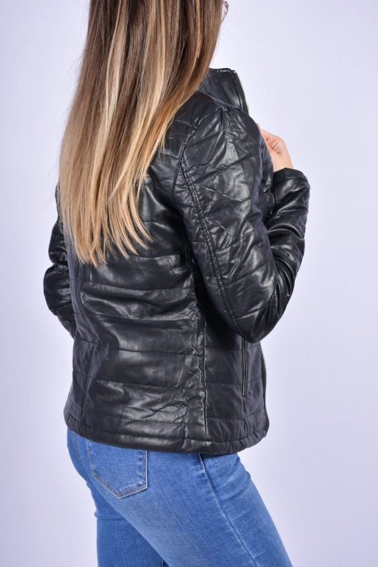 Куртка жіноча із шкірзамінника Розмір в наявності : 40 арт.905