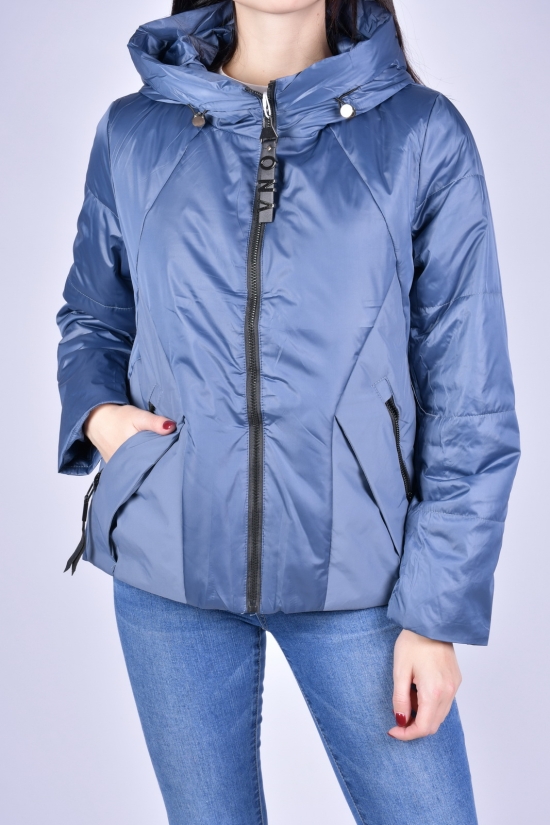 Куртка женская демисезонная (цв.синий) болоневая D.S Размеры в наличии : 42, 44, 46, 48 арт.M21017