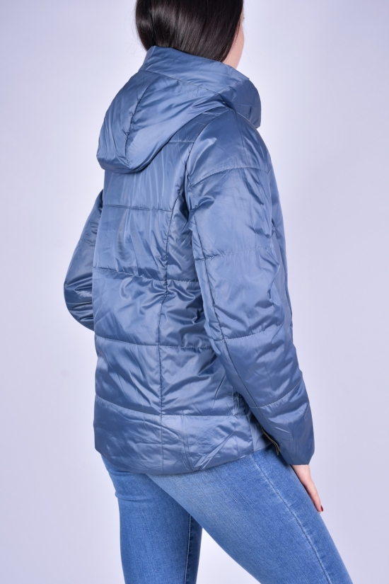 Куртка жіноча демісезонна (кол. синій) болонева DS Розміри в наявності : 42, 44, 46, 48 арт.M21017