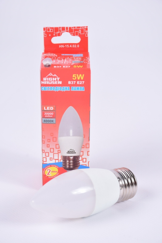 Лампа RIGHT HAUSEN LED (5W E27 4000K) арт.HN-154020