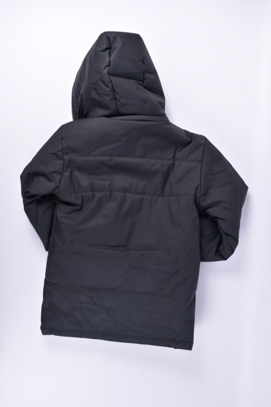 Куртка для хлопчика (кол. Чорний / червоний) з плащової тканини демісезонна PUMA Зріст в наявності : 116 арт.01