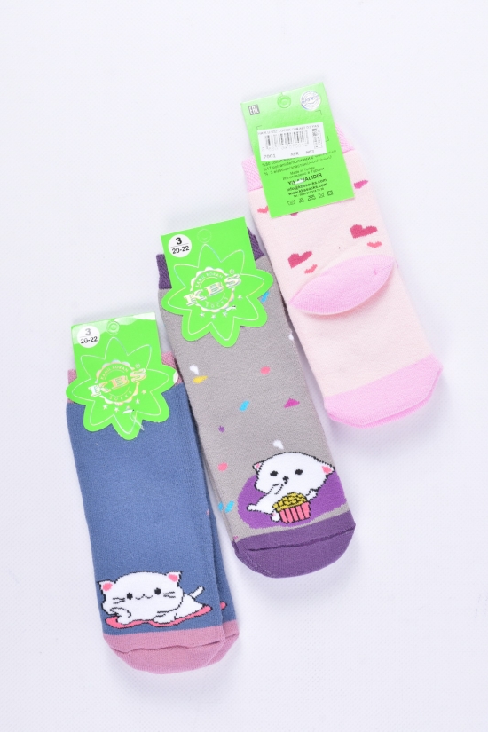 Шкарпетки махрові для дівчинки (1-2) KBS розмір 16-18 арт.3-20211