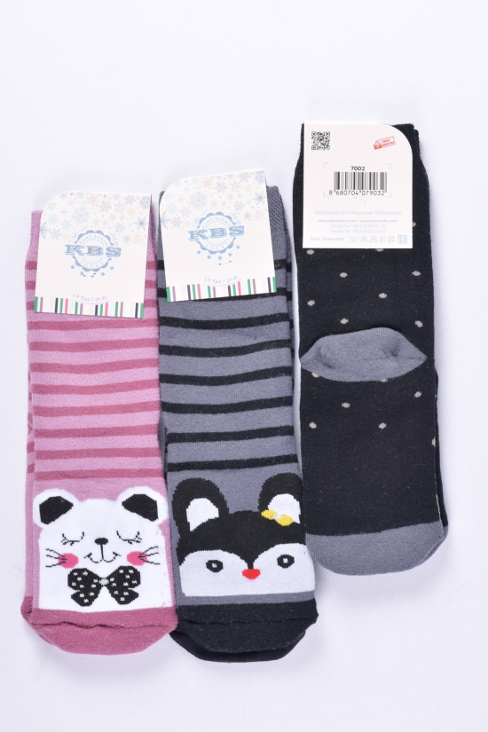 Шкарпетки махрові для дівчинки (7) KBS розмір 28-30 арт.3-20250