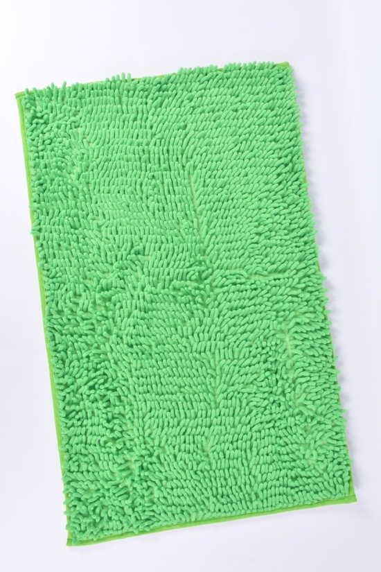 Коврик "Лапша" (цв.салатовый) на резиновой основе (микрофибра) размер 50/80 см. арт.коврик