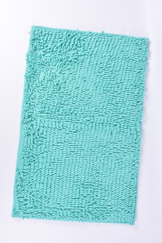 Килимок "Локшина" (колірна бірюзова) на гумовій основі (мікрофібра) розмір 50/80 см. арт.коврик