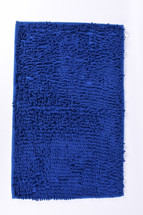 Коврик "Лапша" (цв.т/синий) на резиновой основе (микрофибра) размер 50/80 см. арт.коврик