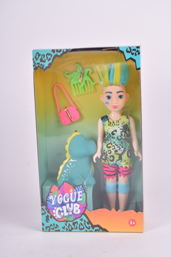 Кукла "Cave club" с питомцем и сумочкой в коробке размер 16,5/5/28,5см арт.8389B