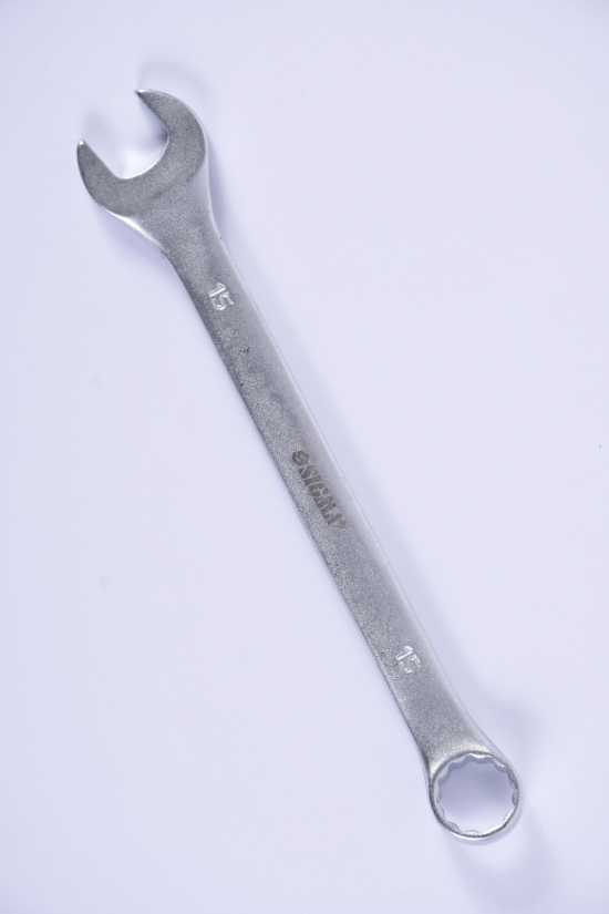 Ключ рожково-накидной 15 мм.CrV satine арт.6021151