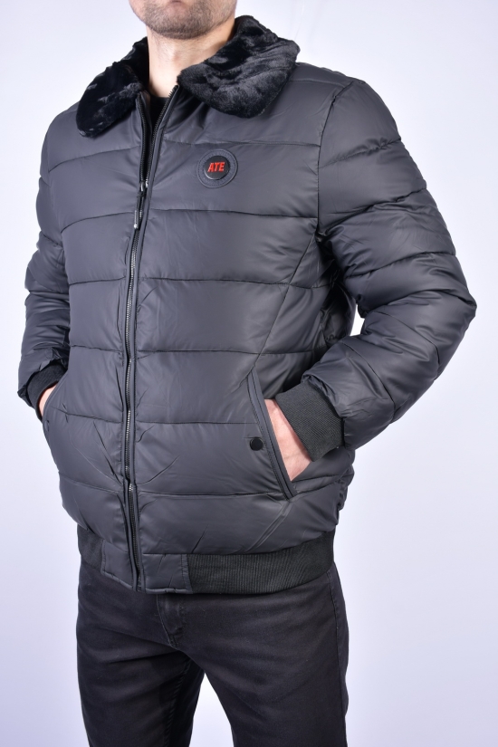 Куртка мужская (цв.черный) зимняя болоньевая"ATE" Размер в наличии : 48 арт.K-808